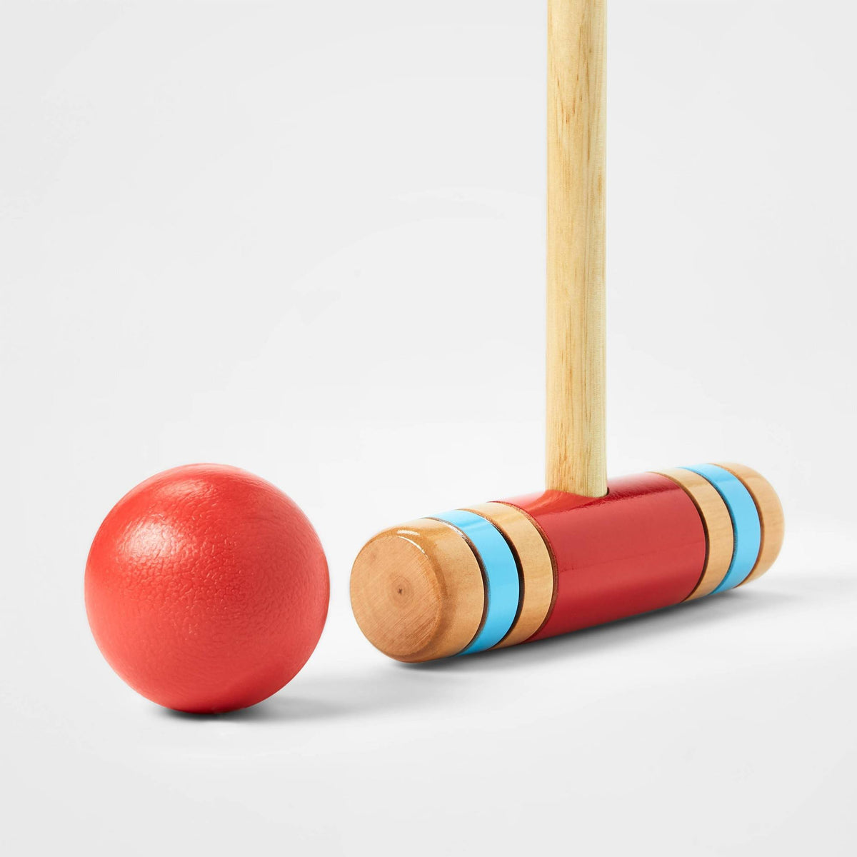 24 Pieces Croquet Game Set with Storage Carry Bag Y2704