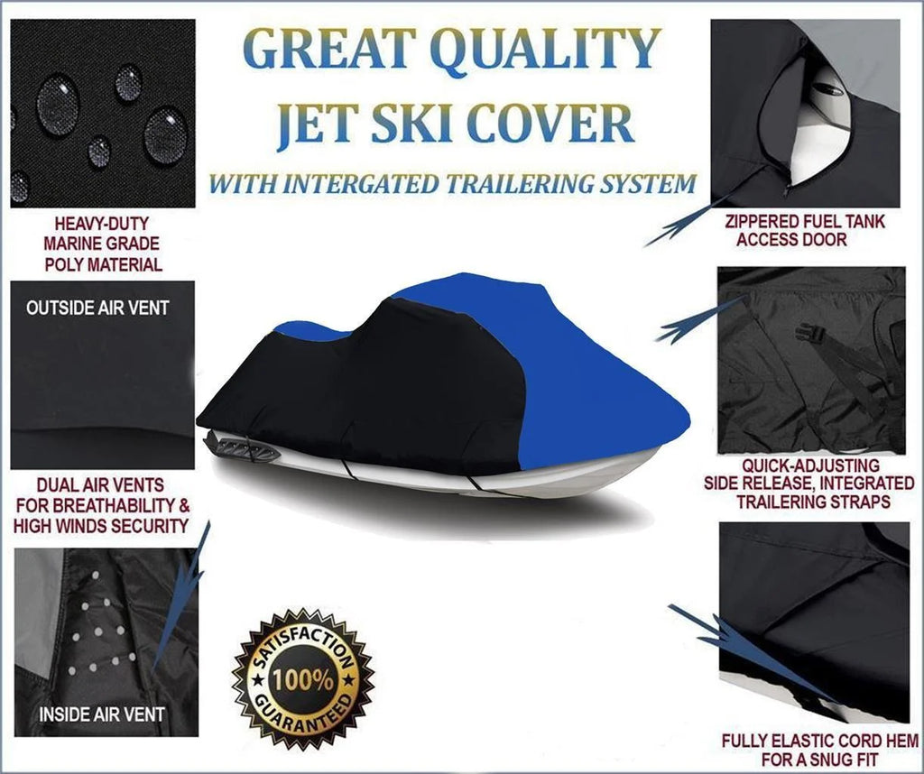 Heavy-Duty 600 Denier Jet Ski Trailerable Cover V998289