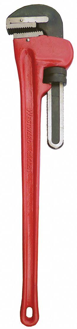 Cast Iron Straight Pipe Wrench, 8x22 Jaw Capacity B507852