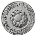 27 3/4x22OD x 2x22P Hand-Painted Frost Ceiling Medallion A709