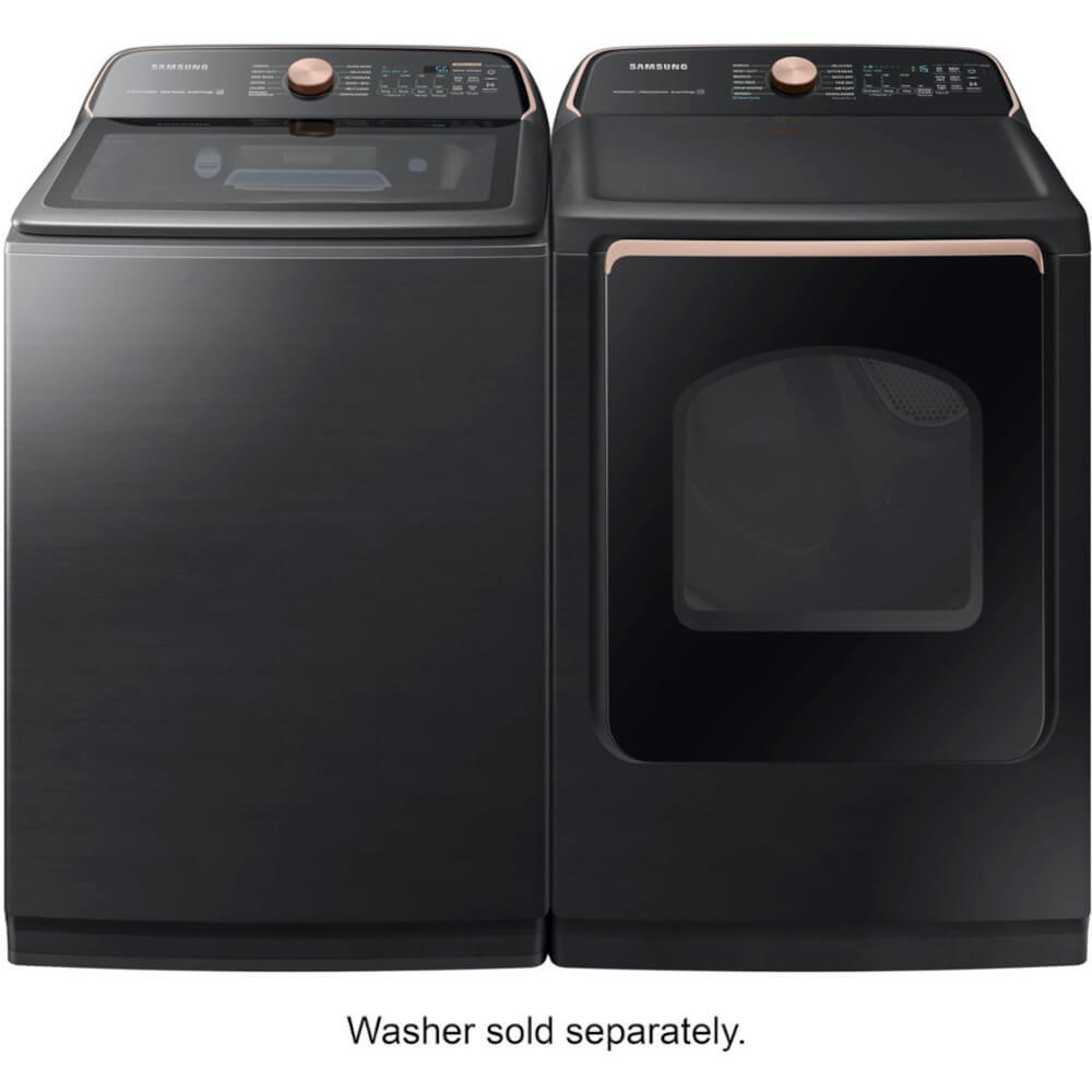7.4 Cu. Ft. Brushed Black Front Load Gas Dryer O201697