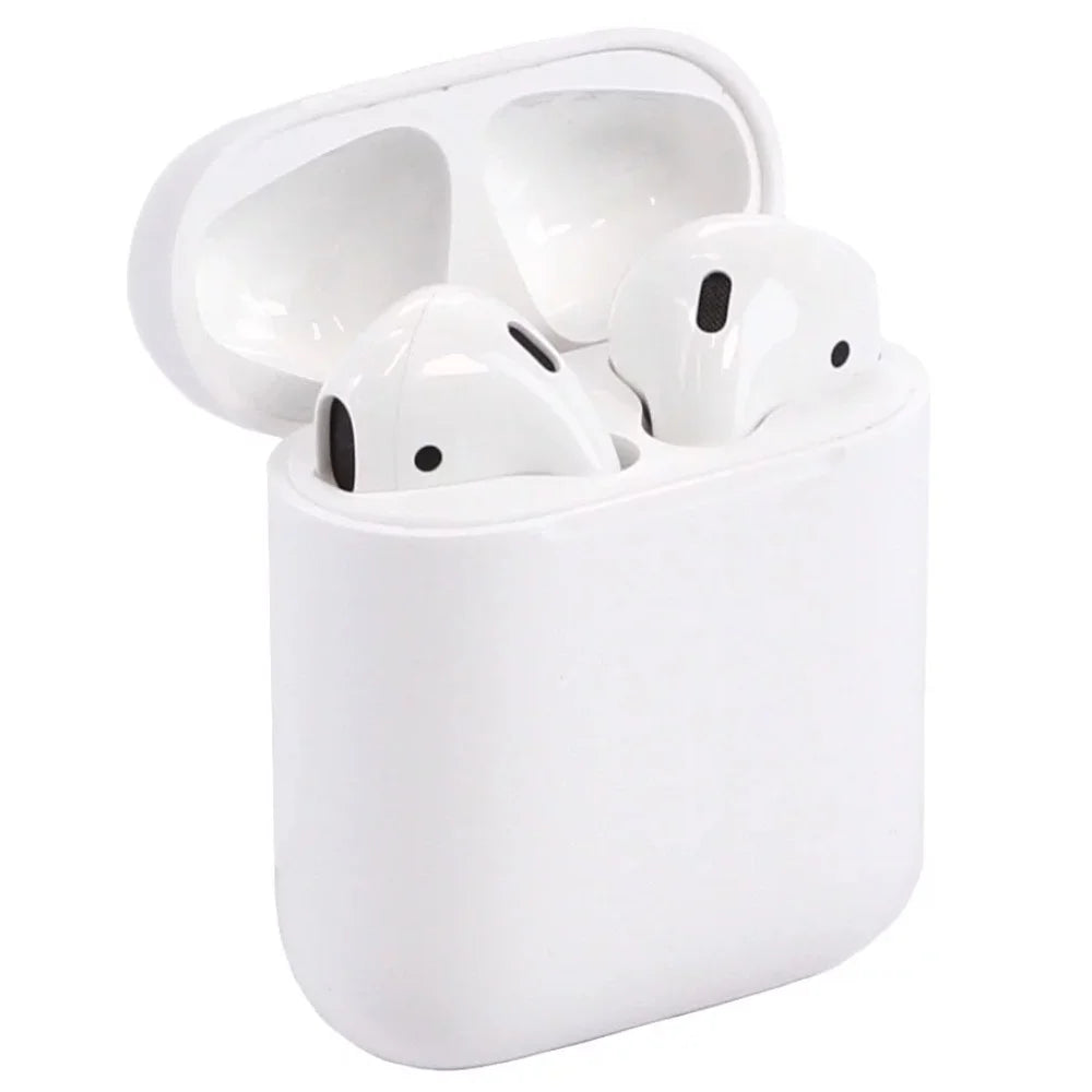 White Wireless Earbuds with Charging Case V365