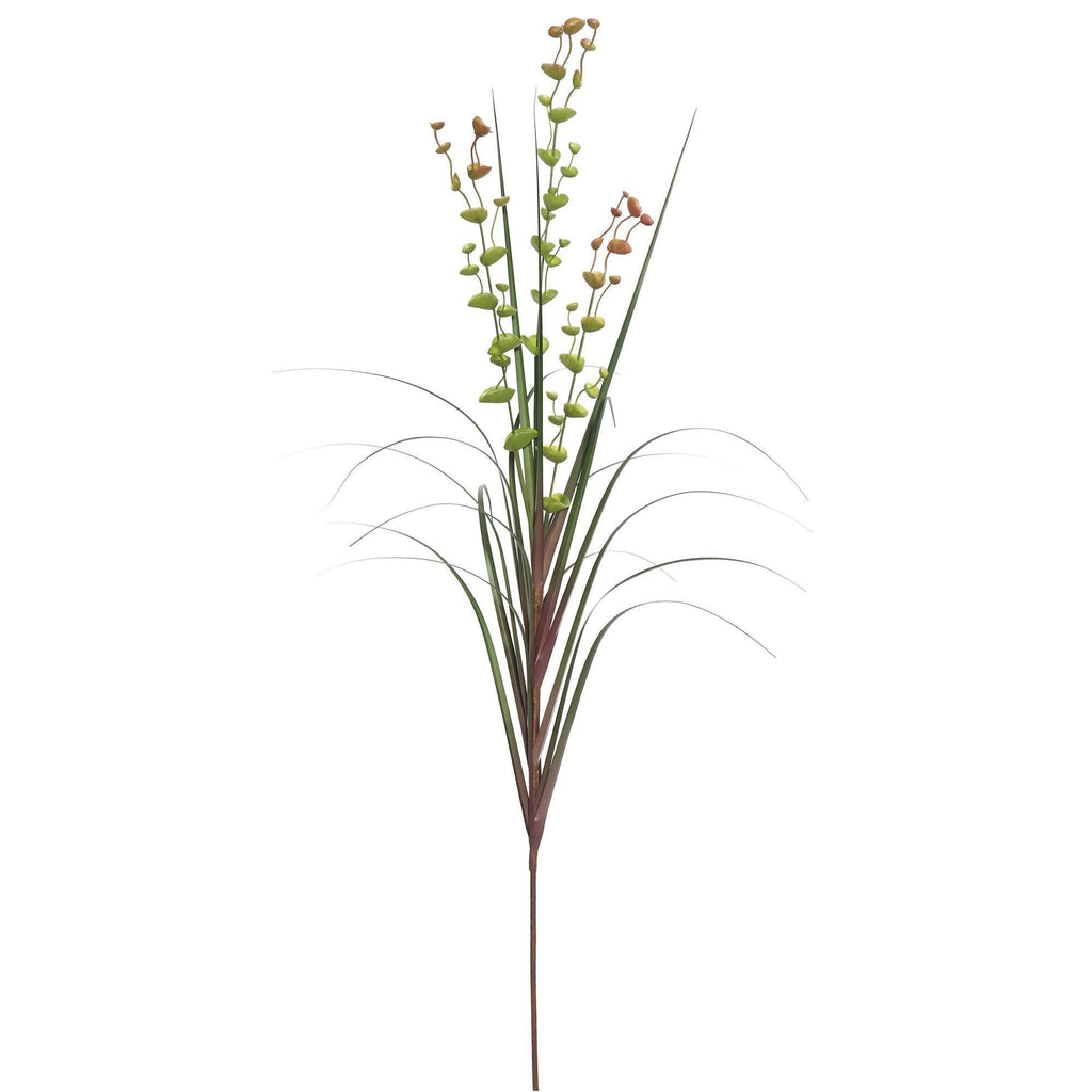 60x22 Artificial Potted Green Grass and Eucalyptus Z96271