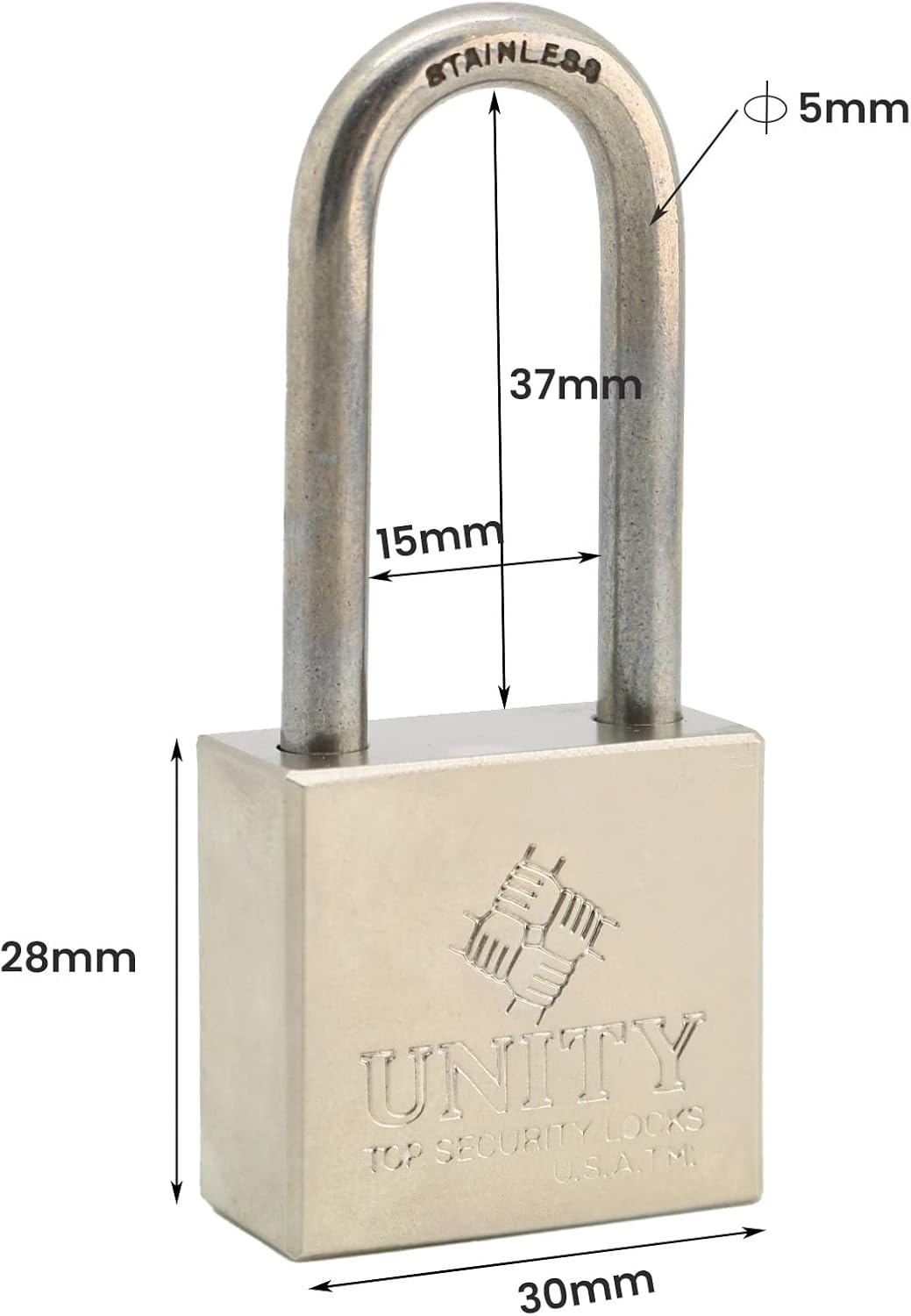 24 Pack Brass Keyed Alike Padlock with Long Shackle M345473