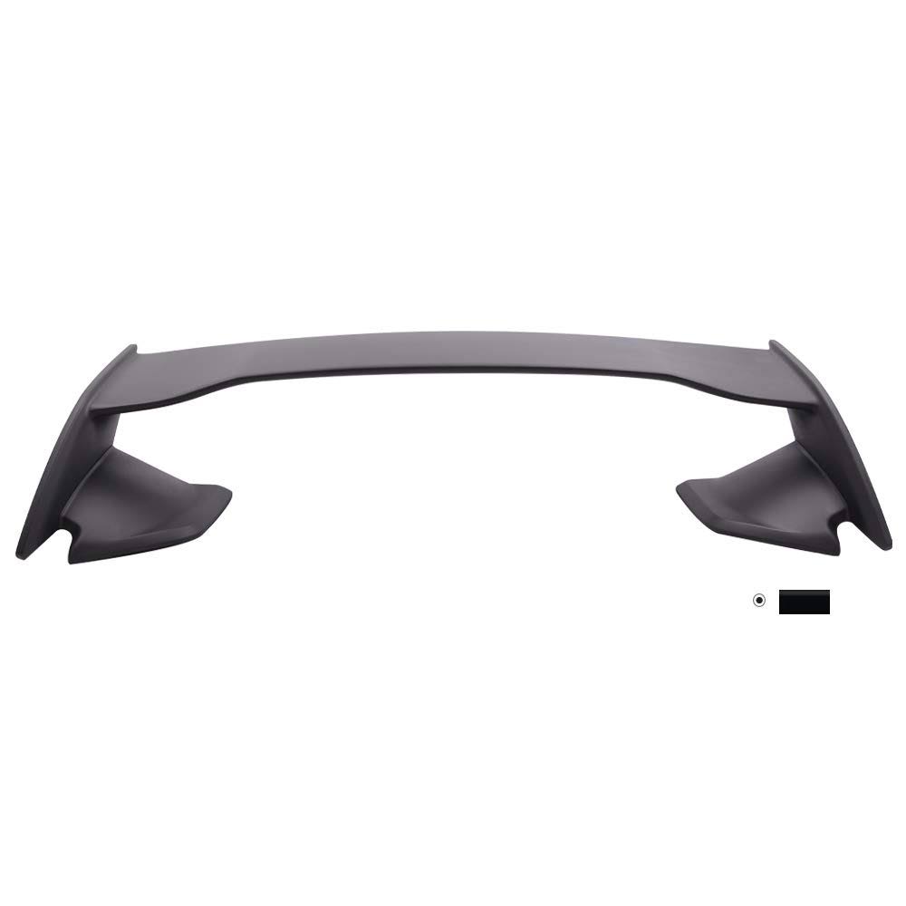 Crystal Black Silica Pearl ABS Rear Trunk Spoiler W70449