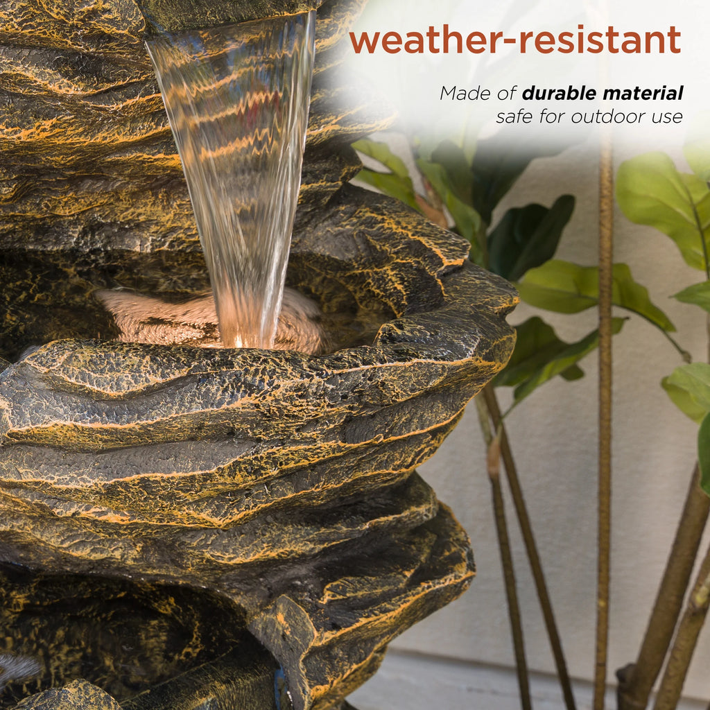 Five-Level Rock Waterfall Fountain K414321