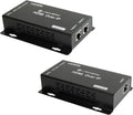 HDMI Extender Over Cat 5e/Cat6 Cable Daisy Chain Cascade to Multiple Receivers TCP/IP up to 1080P FHD 60Hz 400ft / 120M HDCP 1.4 Pack of 2 M383