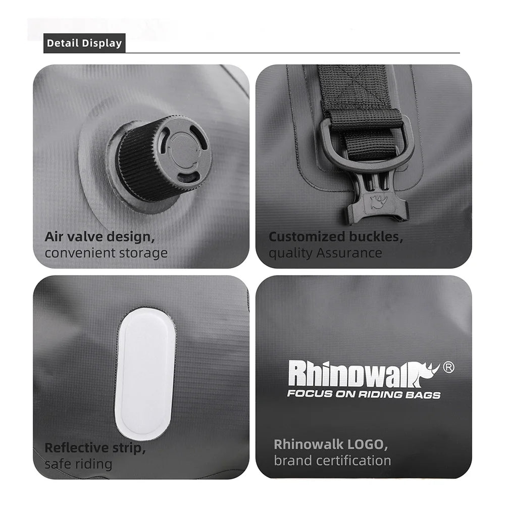 45L Motorcycle Rearseat Bag D4315
