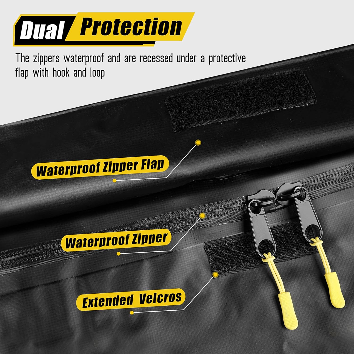 Waterproof Rooftop Cargo Carrier Bag with 6 Door Hook Straps I201