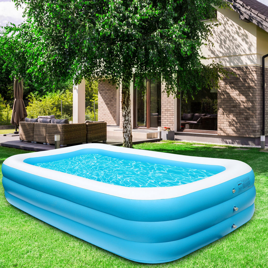 Inflatable Swimming Pool, 120 X 72 X 23 inches O2421