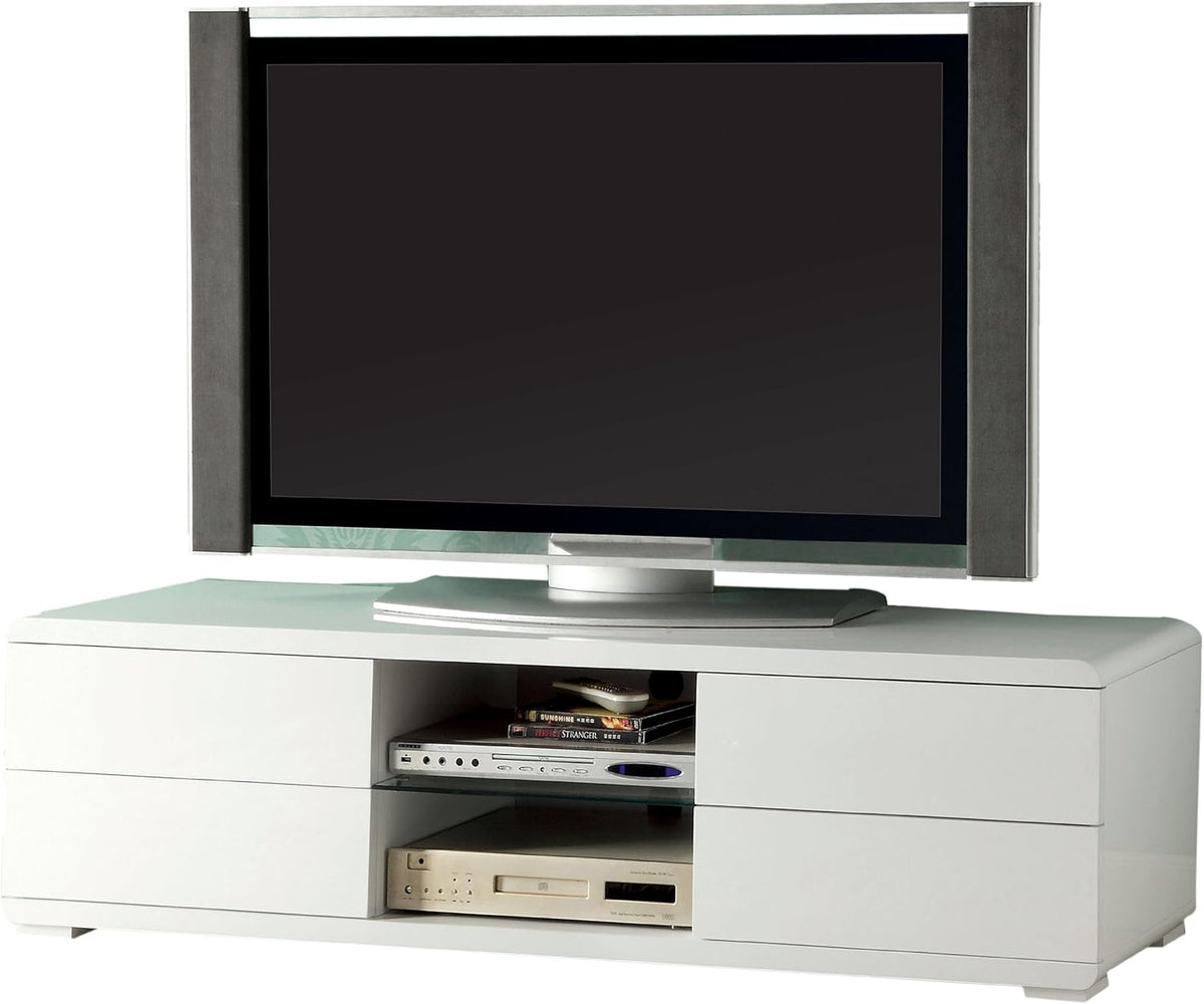 White TV Console C733