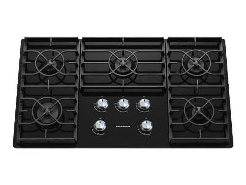 Black Gas Cooktop 5 Hobs U652