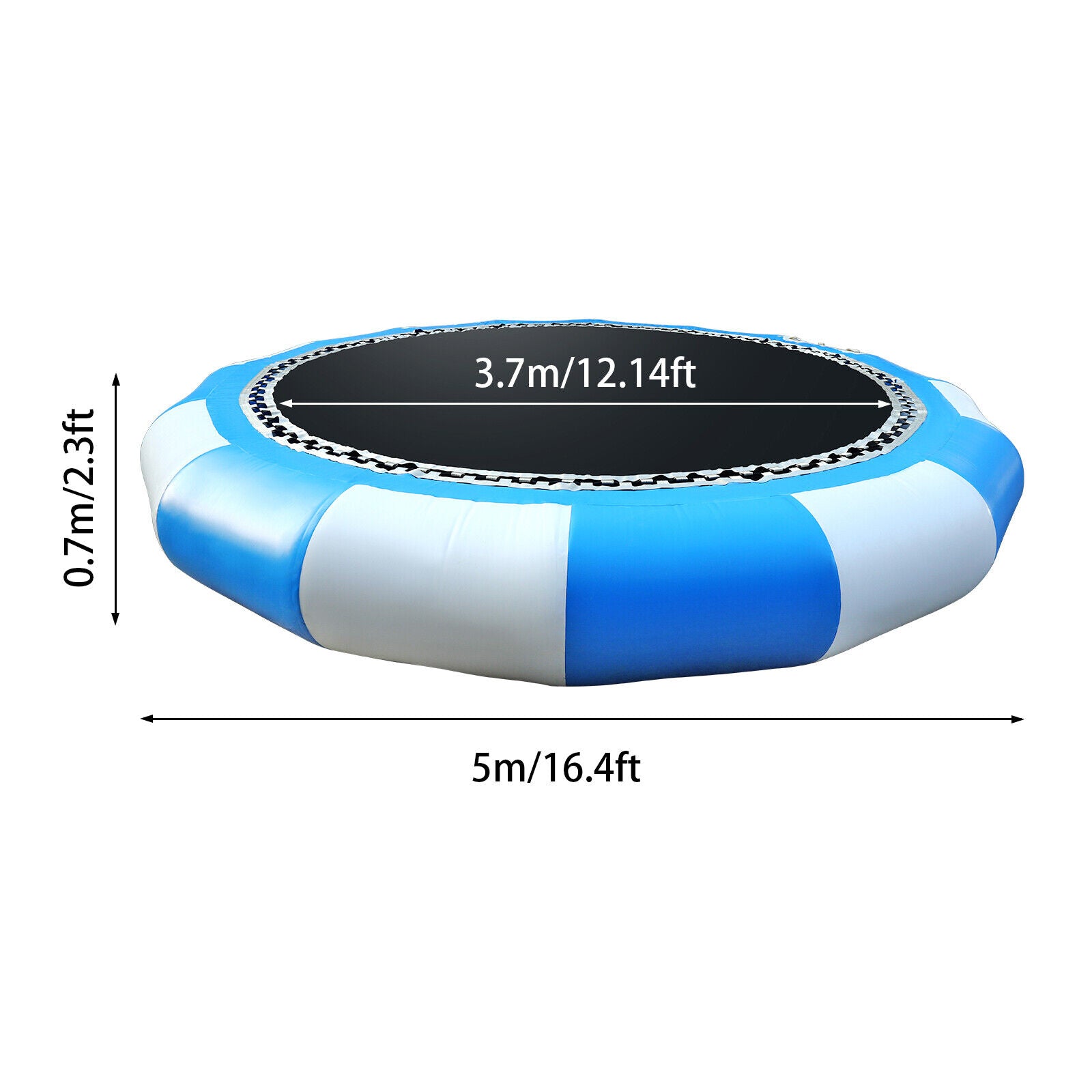 17-ft Inflatable Water Trampoline Floating Island V98913