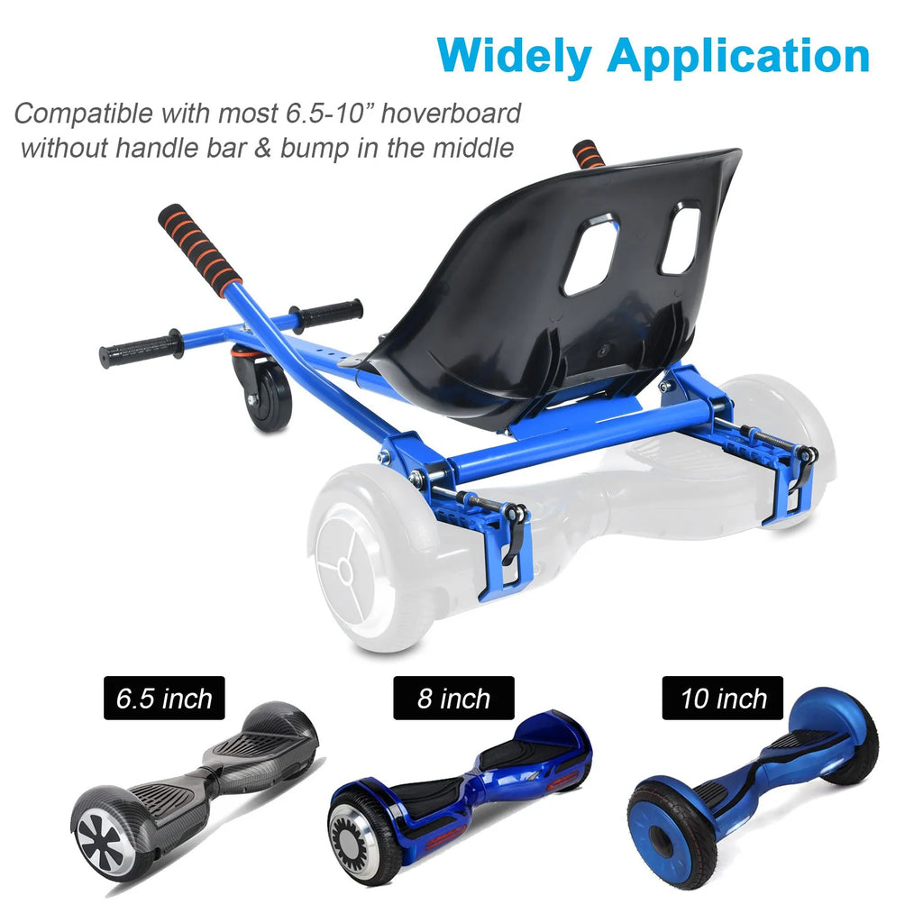 Blue Hoverboard Go Kart Seat Attachment O734