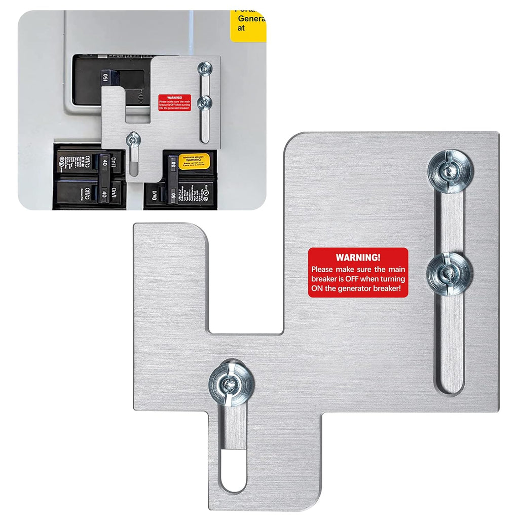 Generator Interlock Kit Blue for Cutler Hammer CH and BR Series, 150 and 200 amp, Pack of 2 T3818