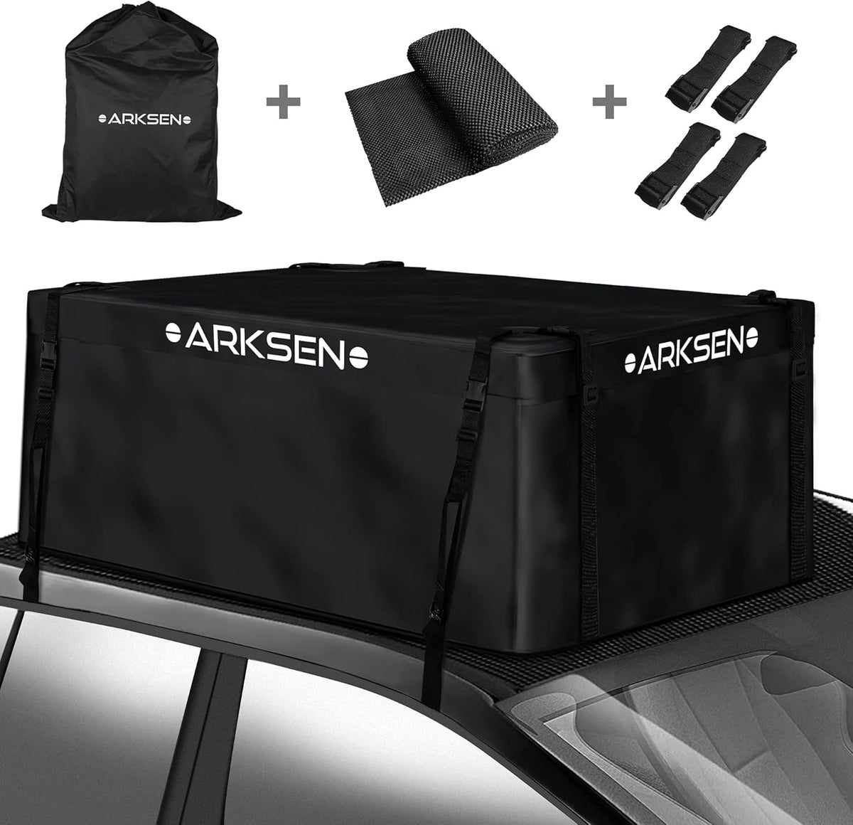 Waterproof Rooftop Cargo Carrier Bag with 6 Door Hook Straps I201