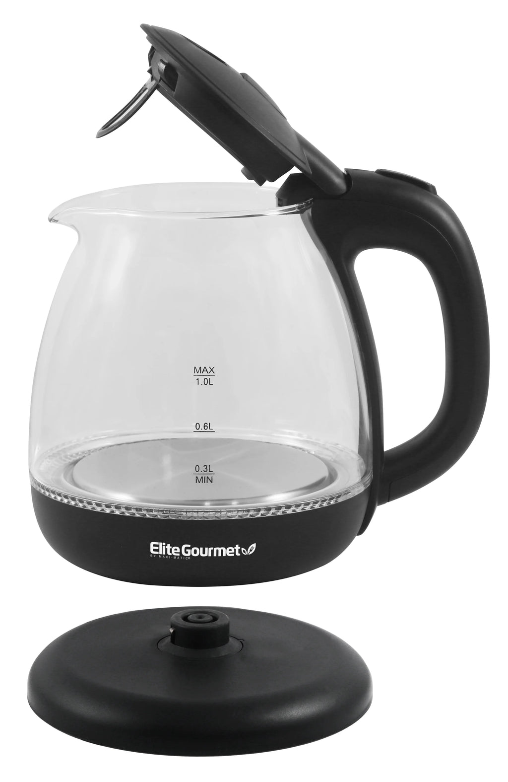 Black Electric Glass Water Kettle T856363