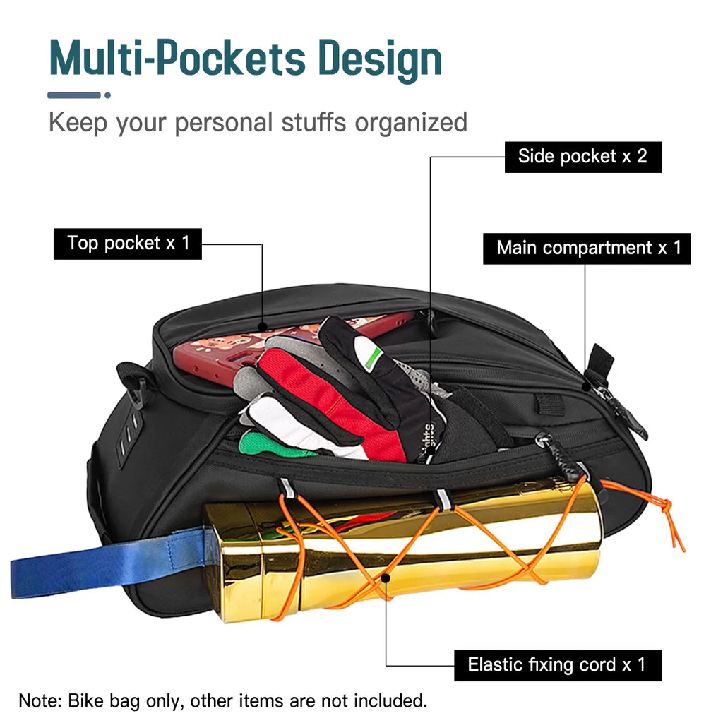 Bike Pannier Set 3 in 1 Rear Rack Bag with Hanging Side Bags R426