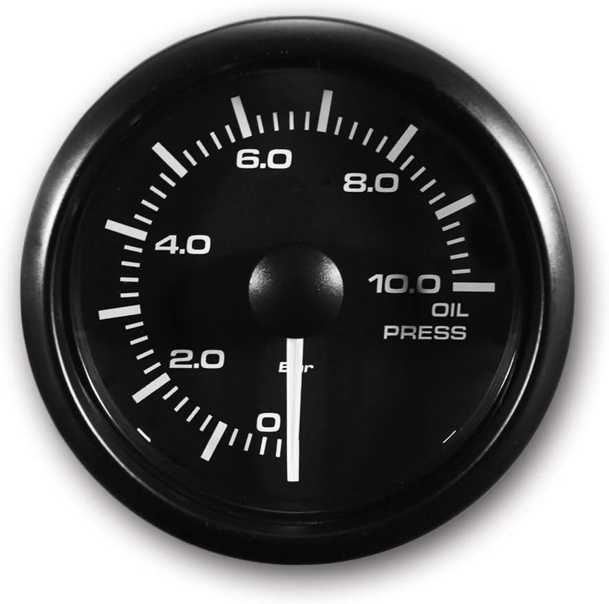 2" LED Backlit Electronic Oil Pressure Gauge PSI Pack of 2 Z5792