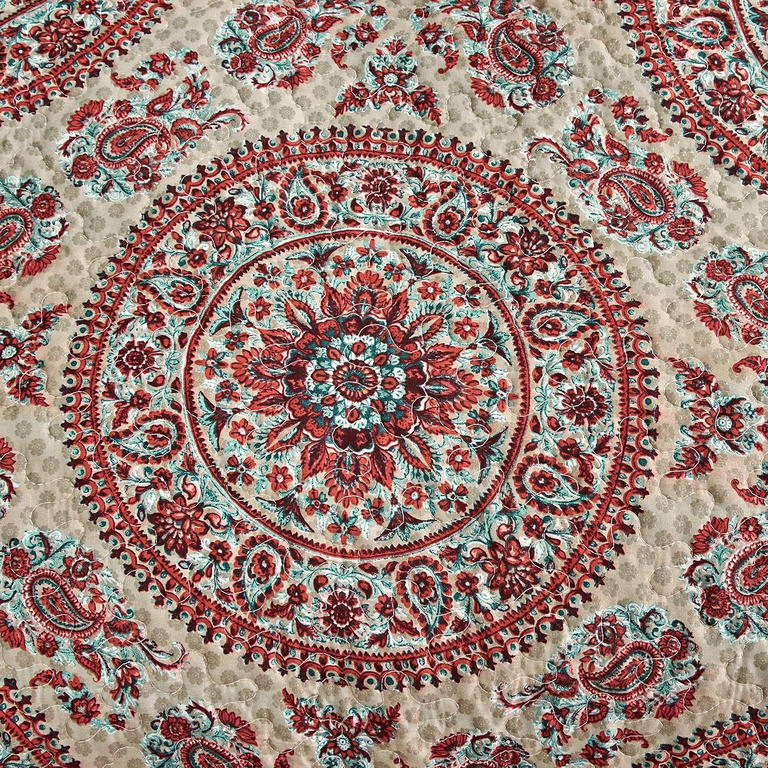Cal King Medallion Bedspread Coverlet O7275