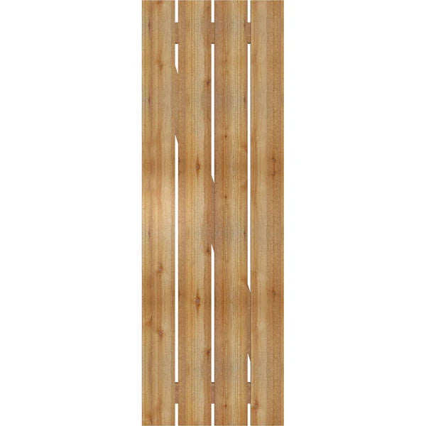 Board-n-Batten Shutters with Z-Bar, Rough Sawn Western Red Cedar K569332