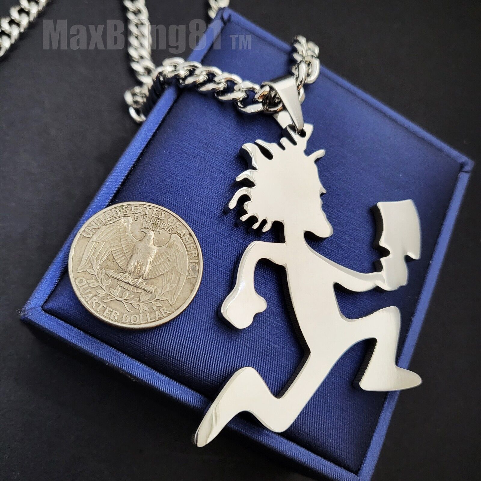 Stainless Steel Cuban Chain Necklace S39284