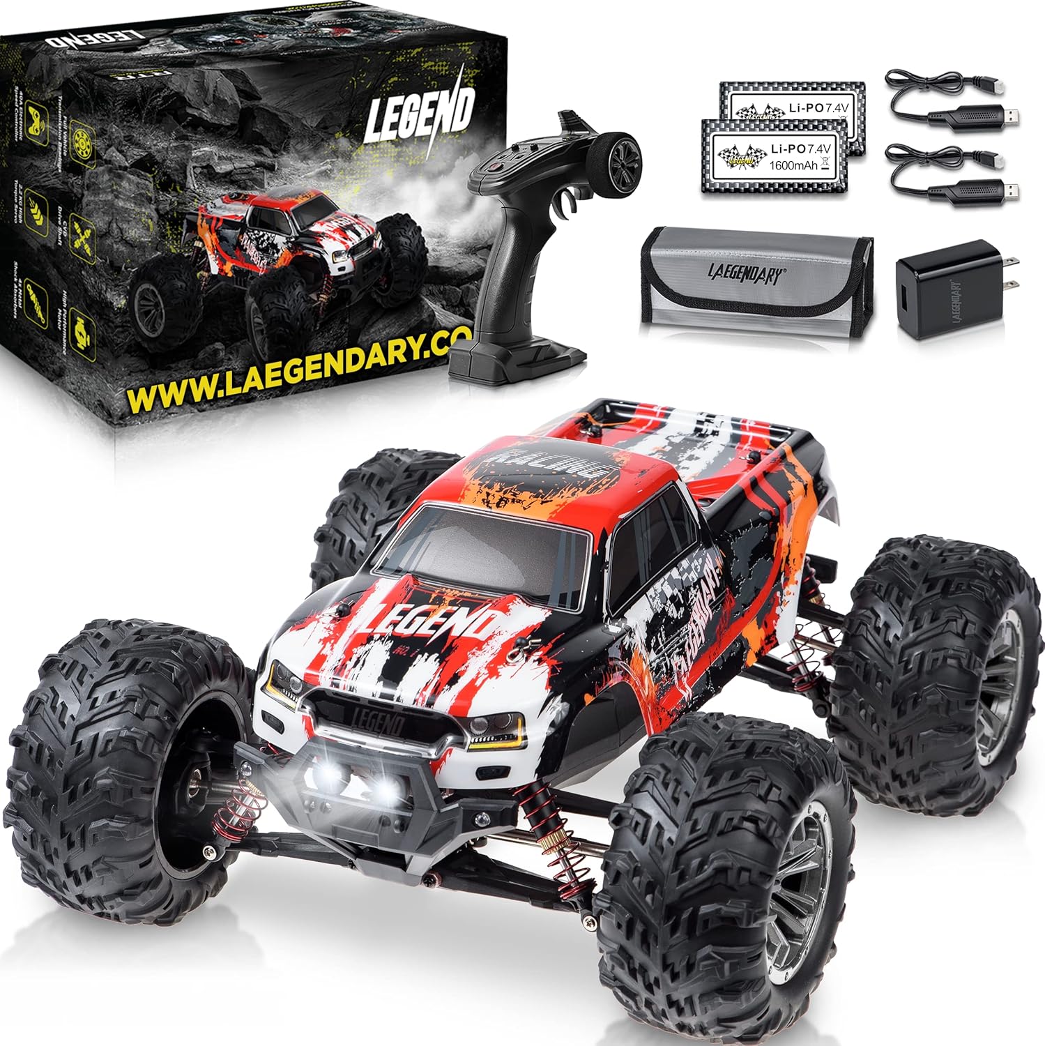 Brushless RC Monster Truck 4x4 Off Road Electric K261917