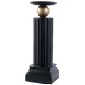 Black Gold Iron Candle Holder S6099