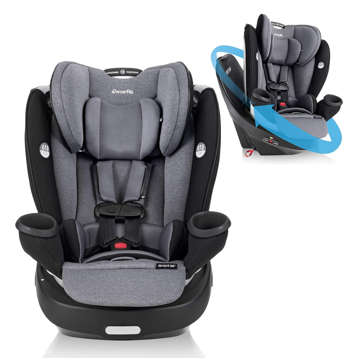 Sapphire Blue Rotational All-in-One Convertible Car Seat U534121