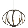 Old Bronze 5-Light Candle-Style Chandelier K33889