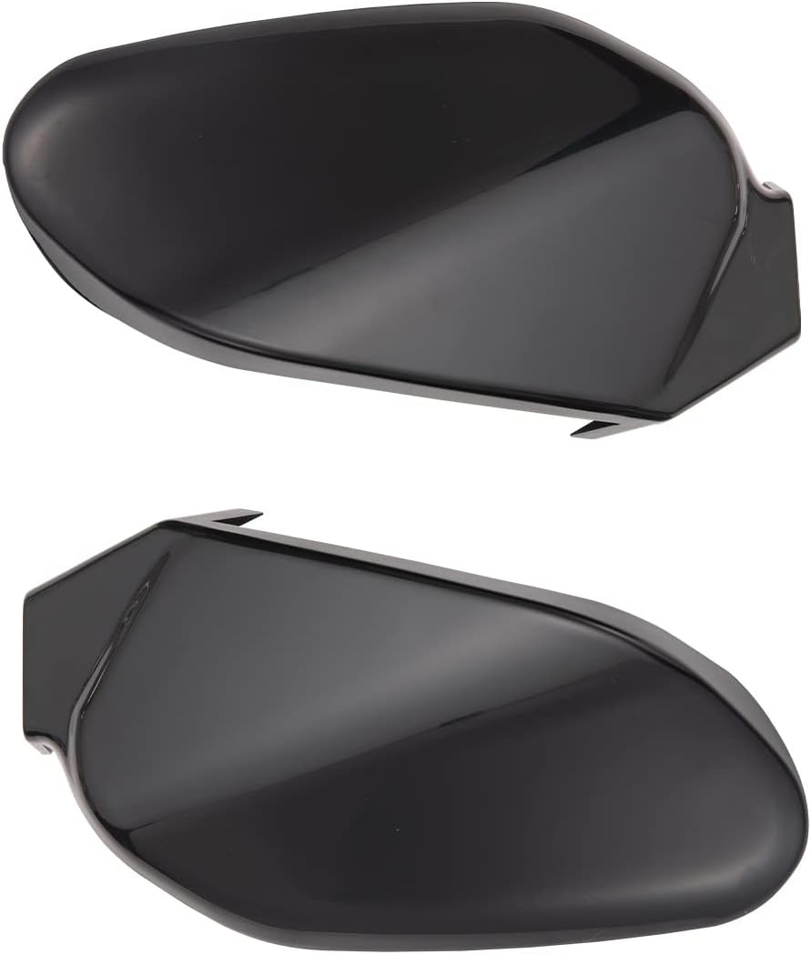 Black Plastic Hand Guards Wind Deflector Kit 2PCS Z20144