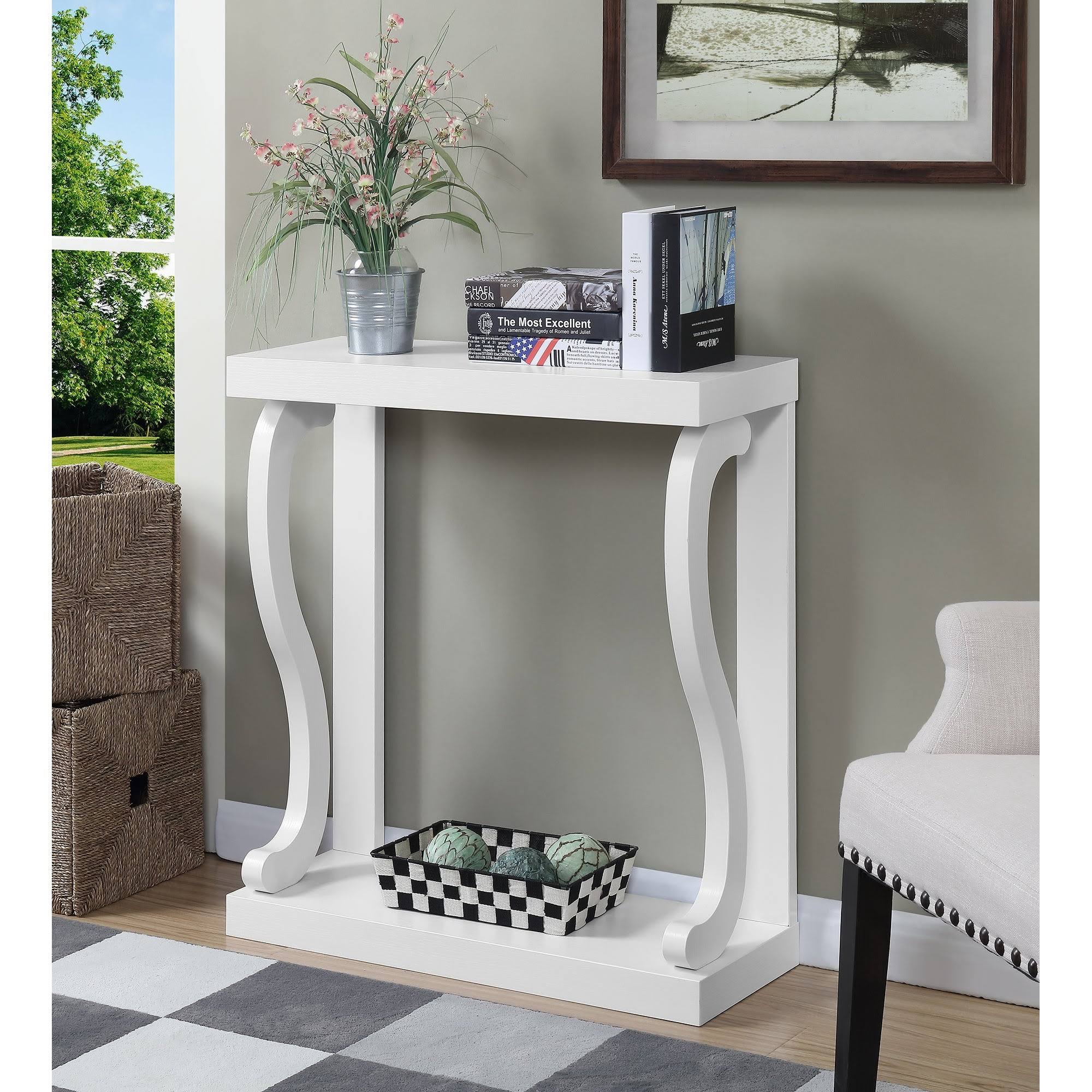 White Console Table A5160