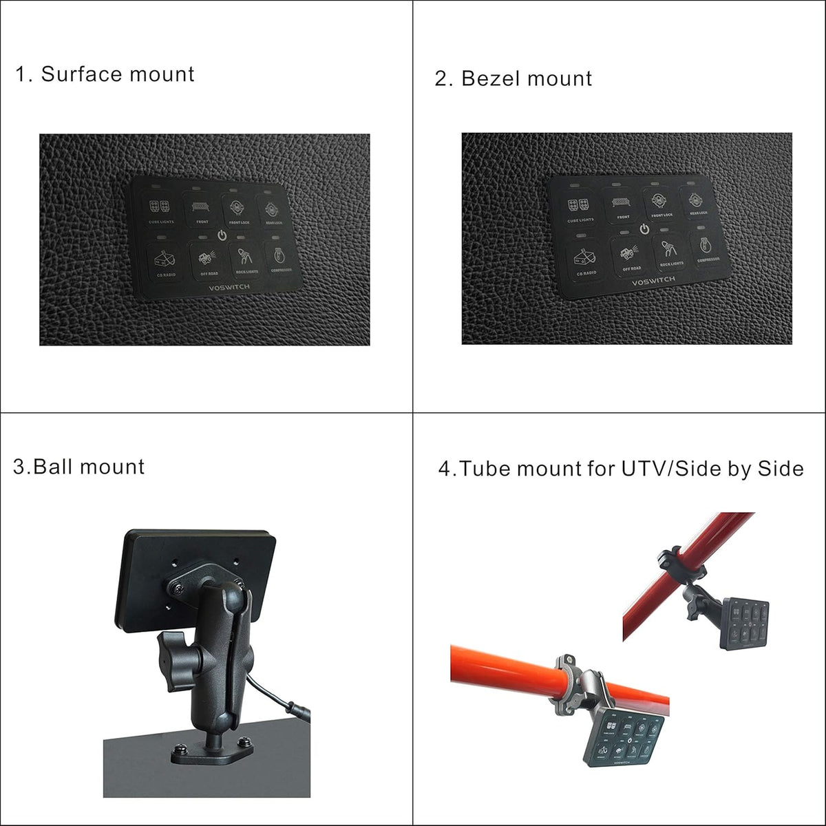 8 Gang Programmable Switch Panel Power Control System M57630