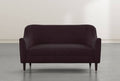 Purple Fabric/Metal Settee Chair I1652