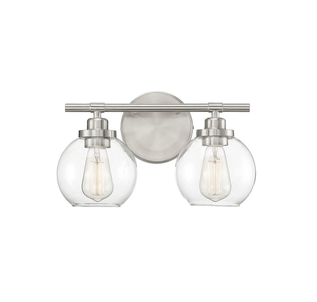 Satin Nickel 2 Light Bath G116