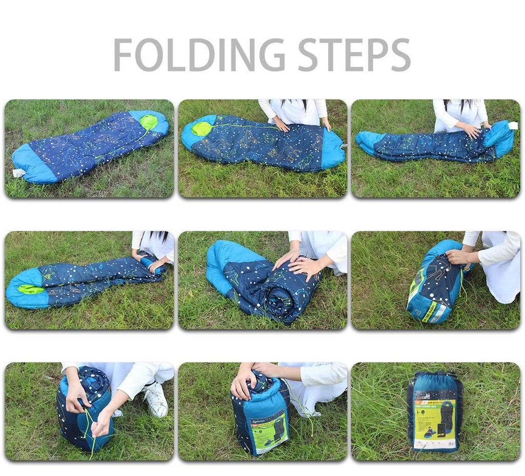 Glow-in-The-Dark Mummy Style Kids Sleeping Bag I68504