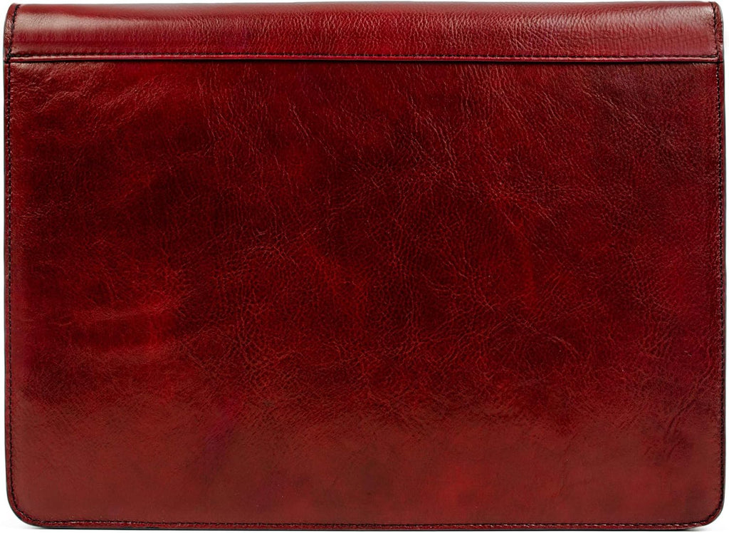 Dark Brown Leather Portfolio Document Folder Z54173
