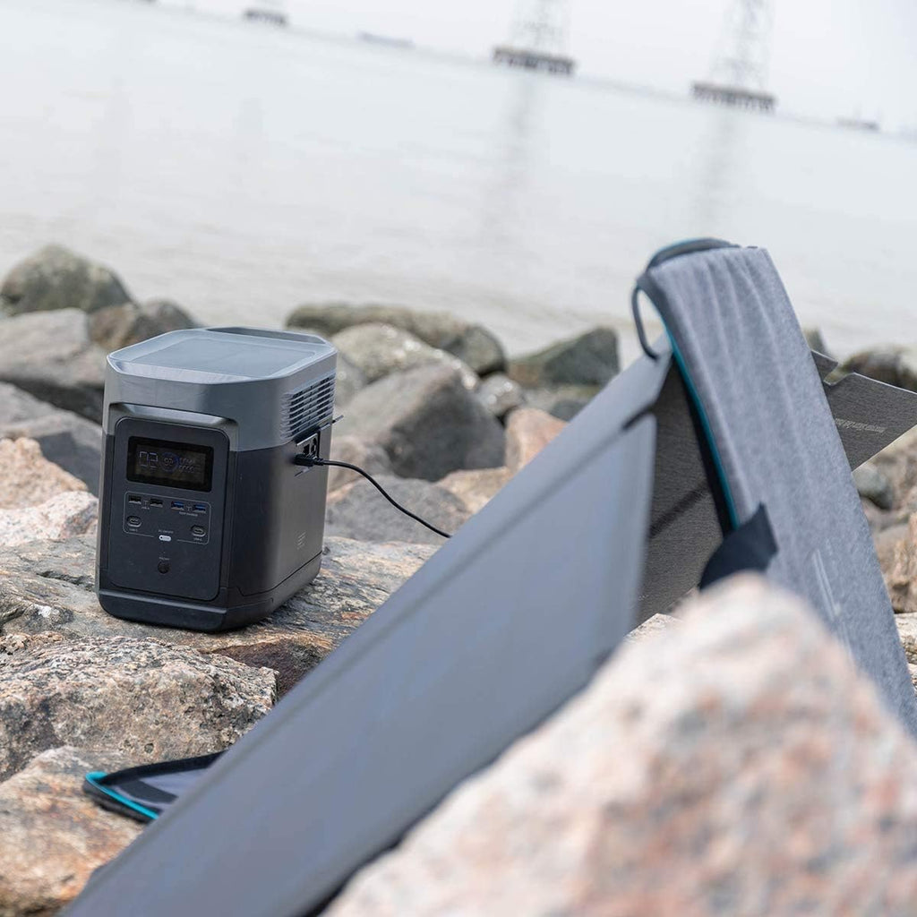 1260Wh Solar Generator with 110W Solar Panel, 1800W AC Outlets, Portable Power Station W9289
