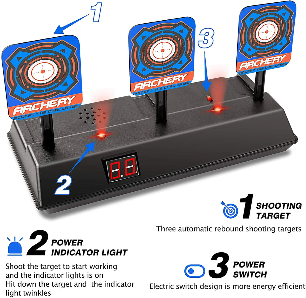Electric Scoring Auto Reset Shooting Digital Target H20976