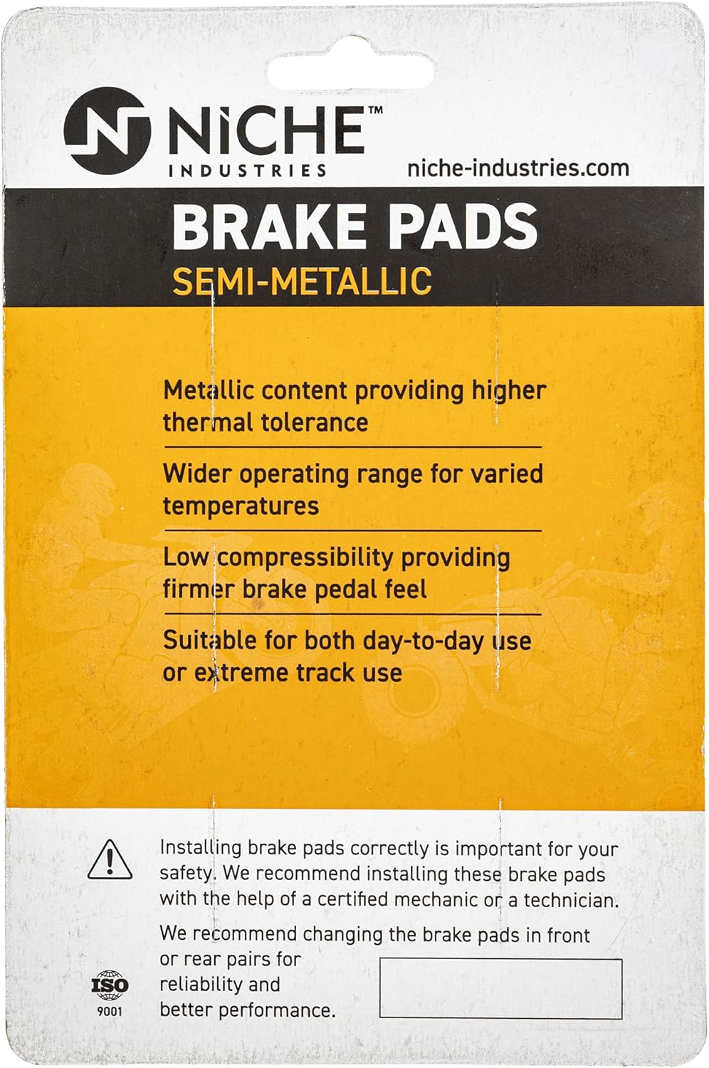 Brake Pad Set Semi-Metallic Pack of 2 Z654