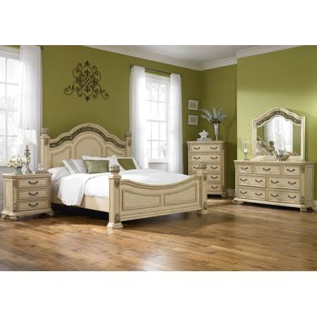 Antique White 2 Drawer Sofa Table E5225