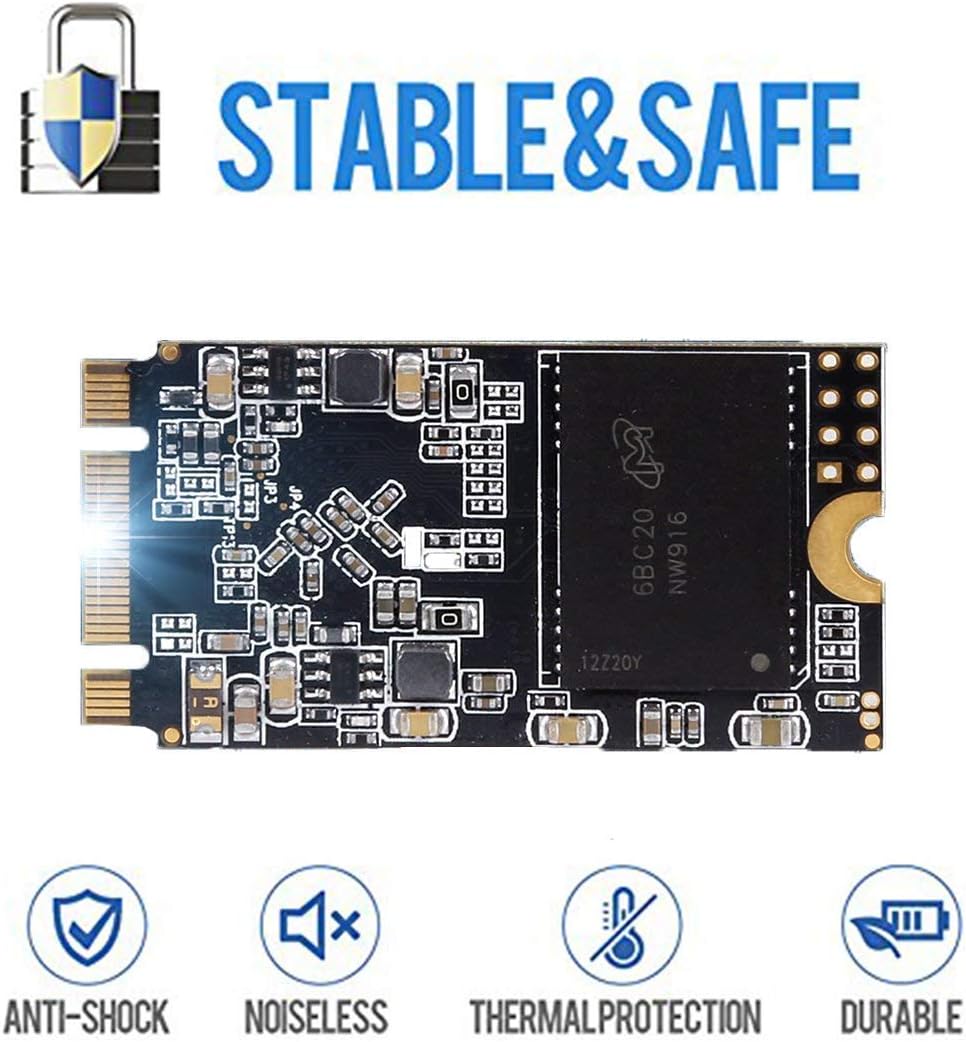 SSD SATA M.2 2242 500GB Internal Solid State Drive Pack of 2 K8873