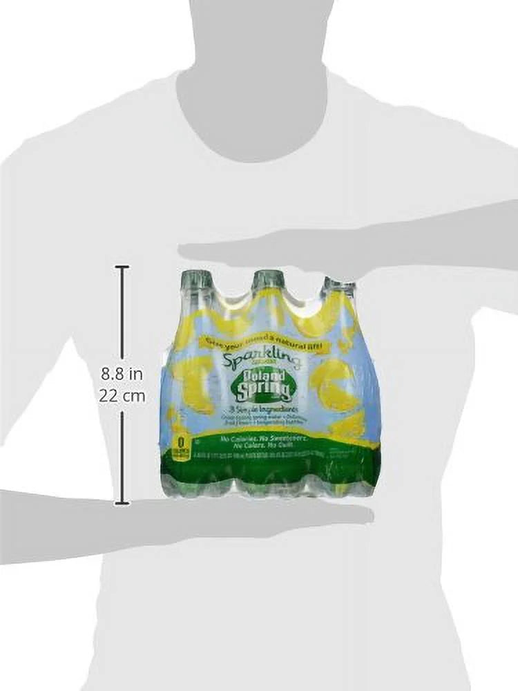 Lemon Natural Spring Water 16.9-Ounce Plastic Bottles, 24 Count T5630