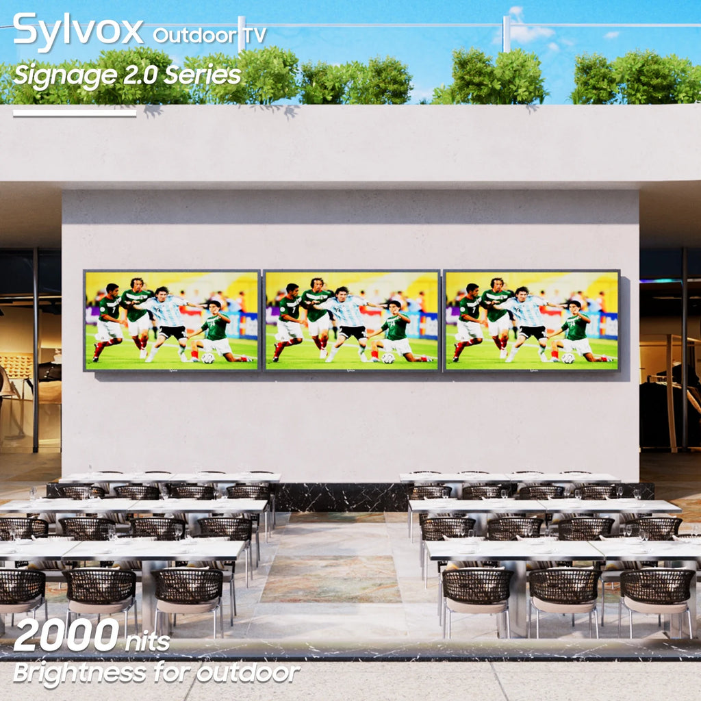 55 inch Outdoor 4K UHD TV, IP66 Waterproof, 2000nits G96466
