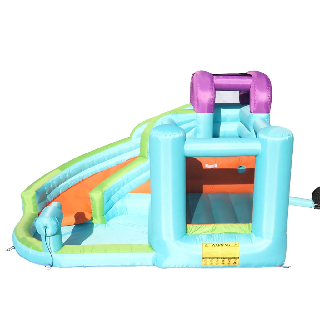 Inflatable Bounce House with Slide Pool Area Climbing Wall PVC B1847