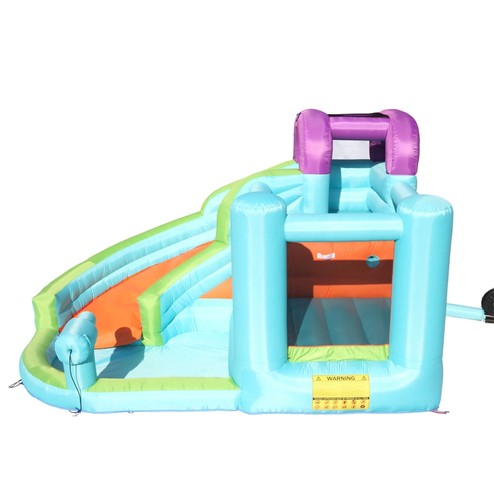 Inflatable Bounce House with Slide Pool Area Climbing Wall PVC B1847
