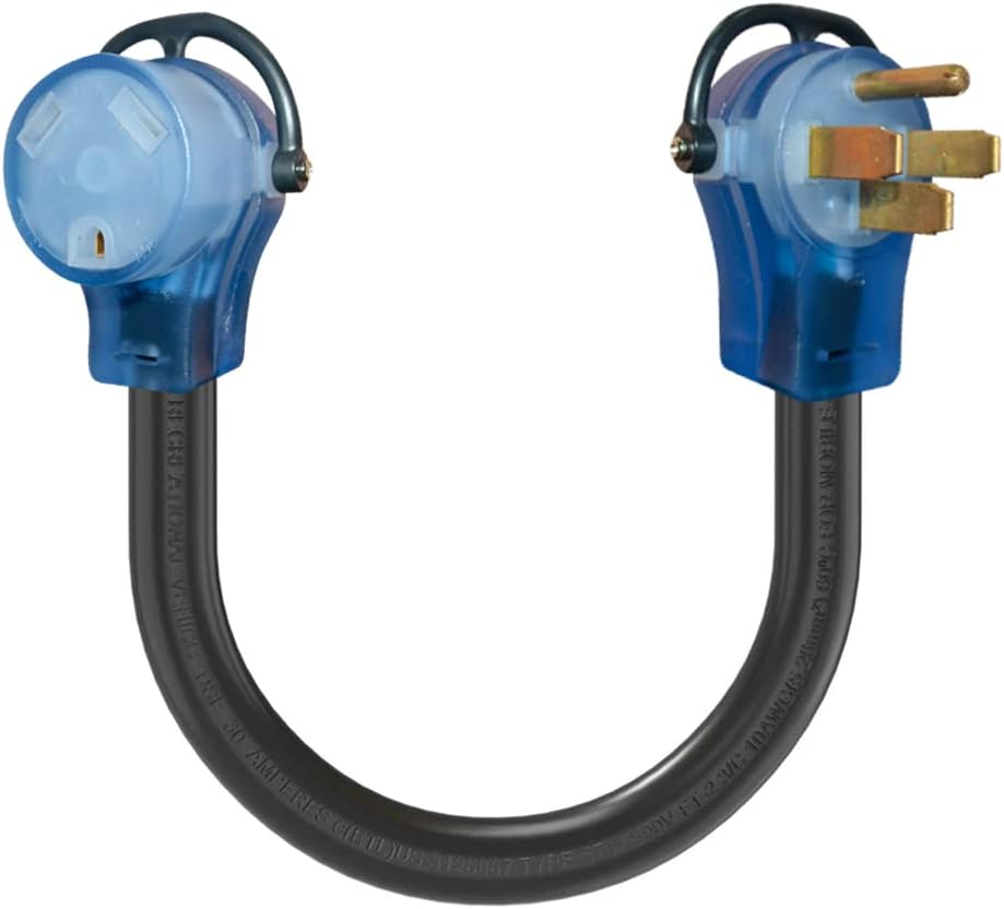 50A to 30A Electrical Adapter Cord with Locking Ring I64753
