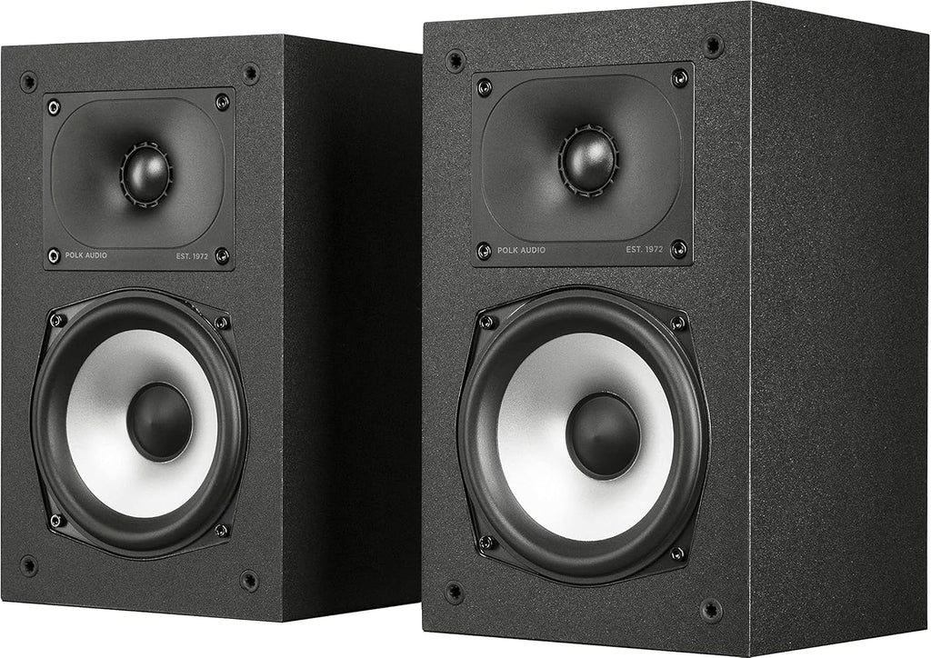 Pair of Bookshelf Speakers, Midnight Black G538