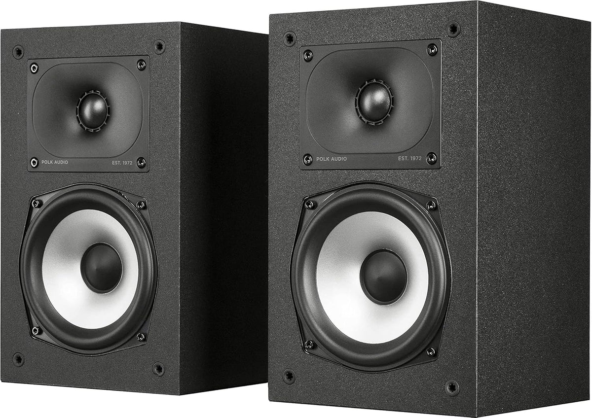 Pair of Bookshelf Speakers, Midnight Black G538