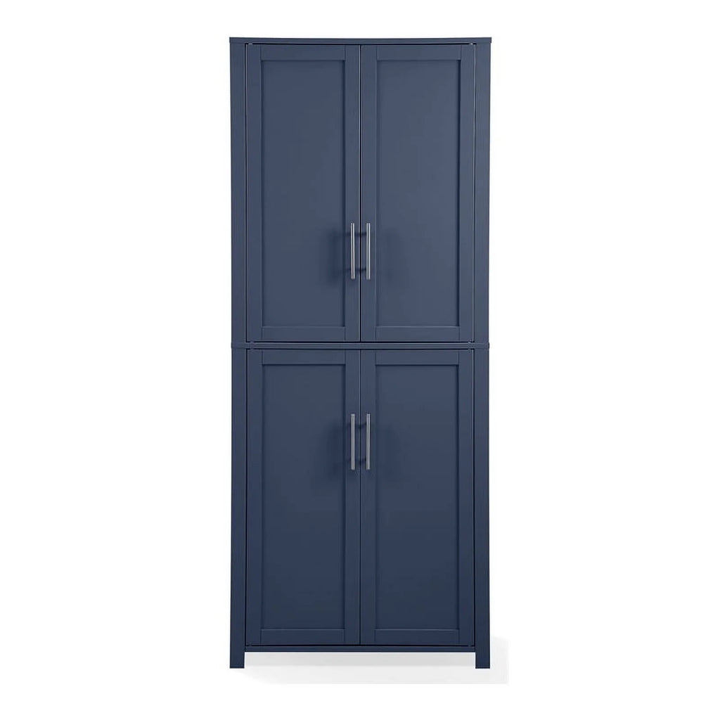 Navy Wood Kitchen Storage Pantry Z2533